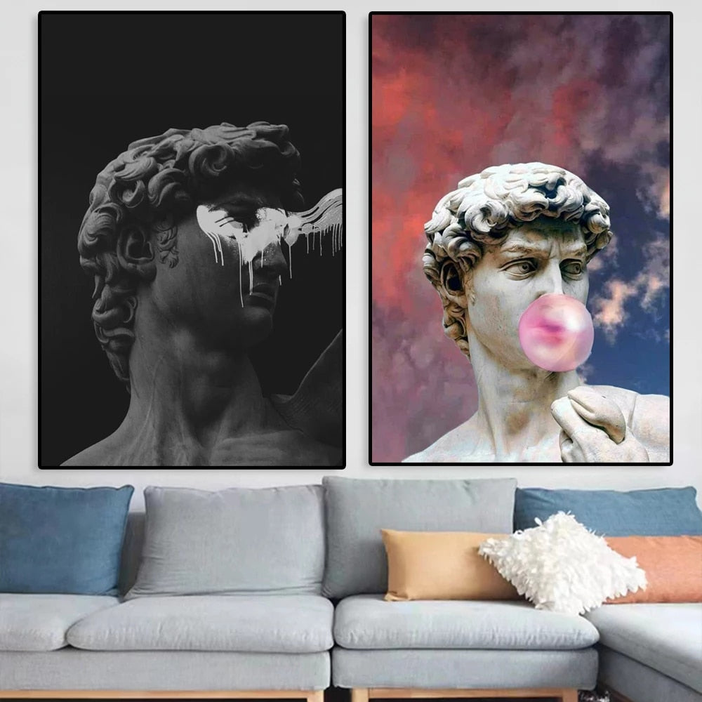 Modern Apollo Greek Sculpture Canvas – Timeless Dreamfinds